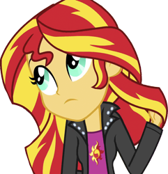 Size: 2431x2520 | Tagged: safe, edit, edited screencap, editor:homersimpson1983, imported from derpibooru, screencap, sunset shimmer, human, equestria girls, background removed, female, g4, not a vector, solo