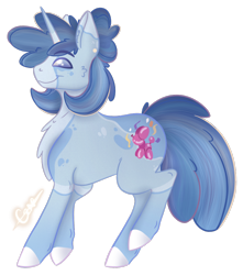 Size: 1308x1479 | Tagged: safe, artist:trashpanda czar, imported from derpibooru, party favor, unicorn, chest fluff, cutie mark, ear piercing, piercing, simple background, transparent background