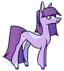 Size: 846x944 | Tagged: safe, artist:dalecarlian, imported from derpibooru, oc, oc:strait lace, earth pony, pony, female, mare, not maud pie, parent:blue bobbin, parent:discord, parents:bobbincord, simple background, white background