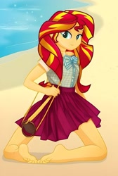 Size: 1376x2048 | Tagged: safe, imported from derpibooru, sunset shimmer, human, equestria girls, ai content, ai generated, clothes, generator:fotor