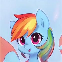 Size: 1024x1024 | Tagged: safe, imported from derpibooru, pony, ai content, ai generated, female, generator:thisponydoesnotexist, mare, not rainbow dash, solo