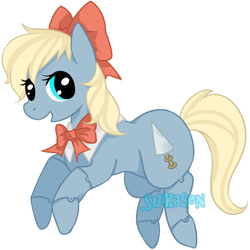 Size: 650x650 | Tagged: safe, artist:suikasen, imported from derpibooru, doll pony, original species, pony, doll, female, mare, ponified, shanghai doll, touhou, toy