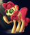 Size: 432x495 | Tagged: safe, artist:norre, strawberry sunrise, pegasus, pony, featured image, female, food, mare, solo, strawberry