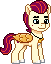 Size: 51x64 | Tagged: safe, artist:malarkey, imported from derpibooru, pegasus, pony, animated, g5, jewelry, male, necklace, pixel art, rocky riff, simple background, solo, sprite, stallion, transparent background