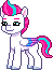 Size: 49x65 | Tagged: safe, artist:malarkey, imported from derpibooru, zipp storm, pegasus, pony, animated, colored wings, concave belly, female, folded wings, g5, gif, hooves, looking forward, mare, multicolored wings, pixel art, side view, simple background, slim, smiling, solo, sprite, standing, thin, transparent background, white coat, wings