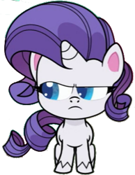 Size: 286x368 | Tagged: safe, artist:pascalmulokozi2, edit, edited screencap, imported from derpibooru, screencap, rarity, pony, unicorn, disappearing act, my little pony: pony life, background removed, female, g4.5, mare, not a vector, simple background, solo, transparent background, unamused