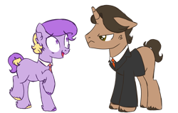 Size: 1100x700 | Tagged: safe, artist:fuckomcfuck, imported from derpibooru, oc, oc only, oc:friend, oc:paper work, earth pony, pegasus, pony, simple background, transparent background