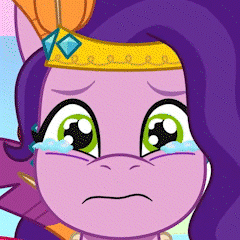 Size: 240x240 | Tagged: safe, imported from derpibooru, screencap, pipp petals, pegasus, pony, spoiler:g5, spoiler:my little pony: tell your tale, spoiler:tyts01e45, animated, cropped, crying, female, g5, gif, mare, my little pony: tell your tale, ponykind parade-emonium, solo