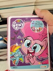 Size: 3024x4032 | Tagged: safe, imported from derpibooru, applejack, fluttershy, pinkie pie, rainbow dash, rarity, twilight sparkle, alicorn, earth pony, pegasus, pony, unicorn, my little pony: pony life, coloring page, g4.5, marker, merchandise, sticker, twilight sparkle (alicorn)