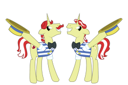 Size: 1800x1200 | Tagged: safe, artist:prixy05, imported from derpibooru, flam, flim, pony, unicorn, brothers, duo, flim flam brothers, male, siblings, simple background, stallion, transparent background, vector