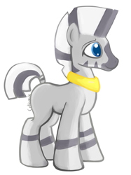 Size: 399x534 | Tagged: safe, artist:cottonsulk, imported from derpibooru, oc, oc only, oc:zekke, zebra, male, simple background, solo, white background