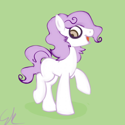 Size: 500x500 | Tagged: safe, artist:cottonsulk, imported from derpibooru, oc, oc only, oc:cottonsulk, earth pony, pony, green background, palette swap, recolor, simple background, solo