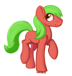 Size: 504x531 | Tagged: safe, artist:cottonsulk, imported from derpibooru, oc, oc only, earth pony, pony, male, simple background, solo, stallion, white background