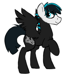 Size: 500x527 | Tagged: safe, artist:cottonsulk, imported from derpibooru, oc, oc only, pegasus, pony, simple background, solo, white background