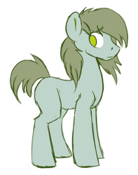 Size: 325x412 | Tagged: safe, artist:cottonsulk, imported from derpibooru, oc, oc only, oc:spook, earth pony, pony, male, simple background, solo, stallion, white background