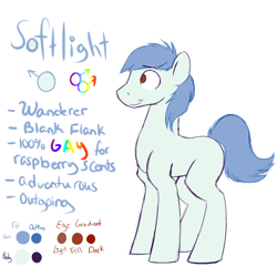 Size: 600x600 | Tagged: safe, artist:cottonsulk, imported from derpibooru, oc, oc only, oc:softlight, earth pony, pony, implied gay, male, simple background, solo, stallion, white background