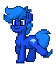 Size: 192x228 | Tagged: safe, imported from derpibooru, oc, oc only, oc:noah, earth pony, pony, pony town, animated, blue eyes, blue pony, cutie mark, diamonds, earth pony oc, gif, male, pixel art, simple background, solo, transparent background, walking