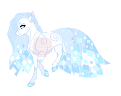 Size: 2900x2300 | Tagged: safe, artist:gigason, imported from derpibooru, oc, oc only, oc:ice prism, earth pony, pony, clothes, dress, female, mare, offspring, parent:rarity, simple background, solo, transparent background