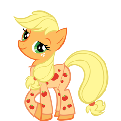 Size: 1200x1200 | Tagged: safe, artist:volt229, imported from derpibooru, applejack, earth pony, pony, clothes, cute, female, mare, pajamas, simple background, smiling, solo, transparent background