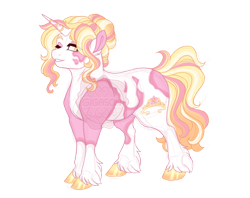 Size: 2900x2300 | Tagged: safe, artist:gigason, imported from derpibooru, oc, oc only, oc:flower crown, pony, unicorn, female, mare, simple background, solo, transparent background