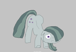 Size: 1598x1102 | Tagged: safe, artist:coltfan97, imported from derpibooru, marble pie, earth pony, pony, 1000 hours in ms paint, butt, marblebutt, plot, solo, surprised
