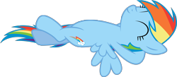 Size: 9000x3918 | Tagged: safe, artist:dipi11, imported from derpibooru, rainbow dash, pegasus, pony, rainbow falls, season 4, .ai available, ^^, absurd resolution, cute, cyan skin, dashabetes, eyes closed, female, happy, mare, png, relaxed, relaxing, simple background, smiling, solo, spread wings, transparent background, vector, wings