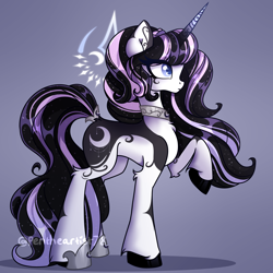 Size: 2050x2050 | Tagged: safe, artist:pen-art78, imported from derpibooru, oc, oc:crysta moon, pony, unicorn, female, mare, solo