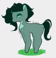 Size: 1372x1438 | Tagged: safe, artist:rennynation, imported from derpibooru, oc, oc only, oc:deathwish, earth pony, pony, lidded eyes, solo