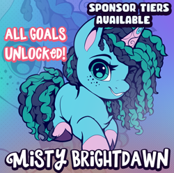 Size: 680x674 | Tagged: safe, artist:bajagryphon, imported from derpibooru, pony, unicorn, female, g5, mare, misty, solo