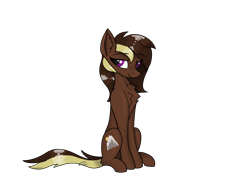 Size: 5213x3988 | Tagged: safe, artist:anonymous, imported from twibooru, oc, oc only, oc:mountain ridge, pony, absurd resolution, chest fluff, female, image, looking at you, mare, png, simple background, sitting, solo, transparent background