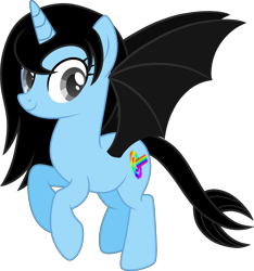 Size: 2089x2232 | Tagged: safe, artist:mint-light, artist:tanahgrogot, imported from derpibooru, oc, oc only, oc:ko ada, dracony, dragon, hybrid, unicorn, base used, cute, female, flying, gift art, looking at you, mare, simple background, smiling, smiling at you, solo, transparent background, vector