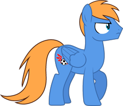 Size: 1546x1336 | Tagged: safe, artist:katnekobase, artist:tanahgrogot, imported from derpibooru, oc, oc only, oc:rozyfly, pegasus, pony, angry, annoyed, base used, male, pegasus oc, simple background, solo, stallion, transparent background, unamused