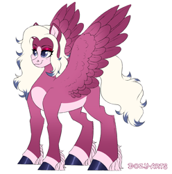 Size: 1889x1901 | Tagged: safe, artist:dozyarts, imported from derpibooru, oc, oc only, pegasus, pony, female, mare, simple background, solo, white background