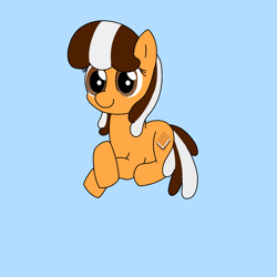 Size: 1500x1500 | Tagged: safe, artist:shuffle, oc, oc only, oc:s'mare, earth pony, food pony, original species, pony, earth pony oc, female, food, lying down, mare, ponified, solo