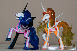 Size: 6000x4000 | Tagged: safe, imported from derpibooru, daybreaker, nightmare moon, alicorn, pony, dissectibles, duo, female, freeny's hidden dissectibles, mare, merchandise, metal as fuck, organs, photo