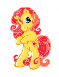 Size: 945x1225 | Tagged: safe, artist:vernorexia, imported from derpibooru, sunshimmer, earth pony, pony, bipedal, coloring page, g3, red mane, simple background, standing, transparent background