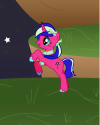 Size: 984x1231 | Tagged: safe, artist:thatpurplehorse, imported from derpibooru, oc, oc only, oc:wildberry brightstar, pony, unicorn, pony creator, female, horn, mare, solo, unicorn oc