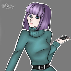 Size: 1024x1024 | Tagged: safe, artist:hakushiroart, imported from derpibooru, maud pie, human, female, humanized, light skin, solo