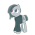 Size: 2000x2000 | Tagged: safe, artist:squishment, marble pie, earth pony, background removed, clothes, high res, older, short tail, solo