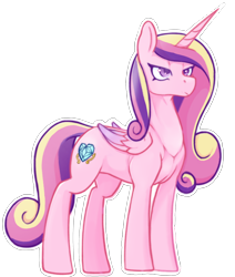 Size: 1966x2319 | Tagged: safe, artist:wild-thunder06, imported from derpibooru, princess cadance, alicorn, pony, female, muscles, muscular female, simple background, solo, transparent background