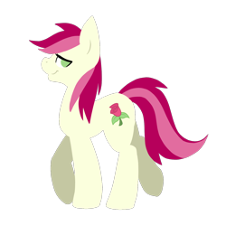 Size: 1200x1200 | Tagged: safe, artist:sinclair2013, imported from derpibooru, roseluck, earth pony, pony, female, mare, simple background, solo, transparent background