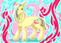 Size: 5787x4092 | Tagged: safe, artist:katarablankart, imported from derpibooru, earth pony, pony, darling dahlia, g3, solo