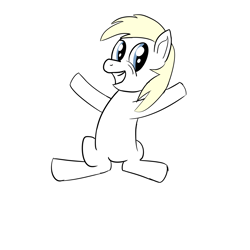 Size: 4000x4000 | Tagged: safe, artist:nonnyanon, oc, oc:aryanne, earth pony, pony, female, hug, mare, nazi, simple background, sketch, solo, white background