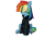 Size: 1866x1351 | Tagged: safe, artist:nonnyanon, rainbow dash, clothes, dumb, hoodie, sitting