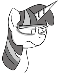 Size: 859x1062 | Tagged: safe, artist:nonnyanon, twilight sparkle, monochrome, sketch