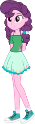 Size: 1524x5281 | Tagged: safe, artist:eclipsethings, imported from derpibooru, sugar belle, human, equestria girls, arm behind back, clothes, cute, equestria girls-ified, female, simple background, skirt, smiling, solo, transparent background, vector