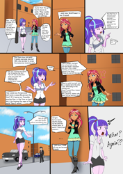 Size: 6071x8598 | Tagged: safe, artist:binrouya2021, artist:mlp-cam, imported from derpibooru, starlight glimmer, sunset shimmer, human, comic:equestria girls curse and madness, equestria girls, comic, dialogue, duo, speech bubble