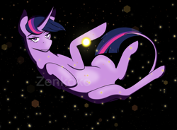 Size: 2244x1656 | Tagged: safe, artist:zenkok0, imported from derpibooru, twilight sparkle, pony, unicorn, curved horn, female, horn, leonine tail, solo, tail, unicorn twilight