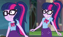 Size: 5091x3000 | Tagged: safe, artist:gmaplay, imported from derpibooru, part of a set, sci-twi, twilight sparkle, human, equestria girls, dream, scared, solo, teary eyes