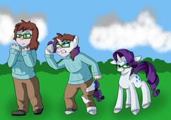 Size: 1280x896 | Tagged: safe, artist:detectivecoon, imported from derpibooru, rarity, oc, human, pony, unicorn, female, glasses, grin, gritted teeth, human to pony, mare, smiling, teeth, transformation, transformation sequence